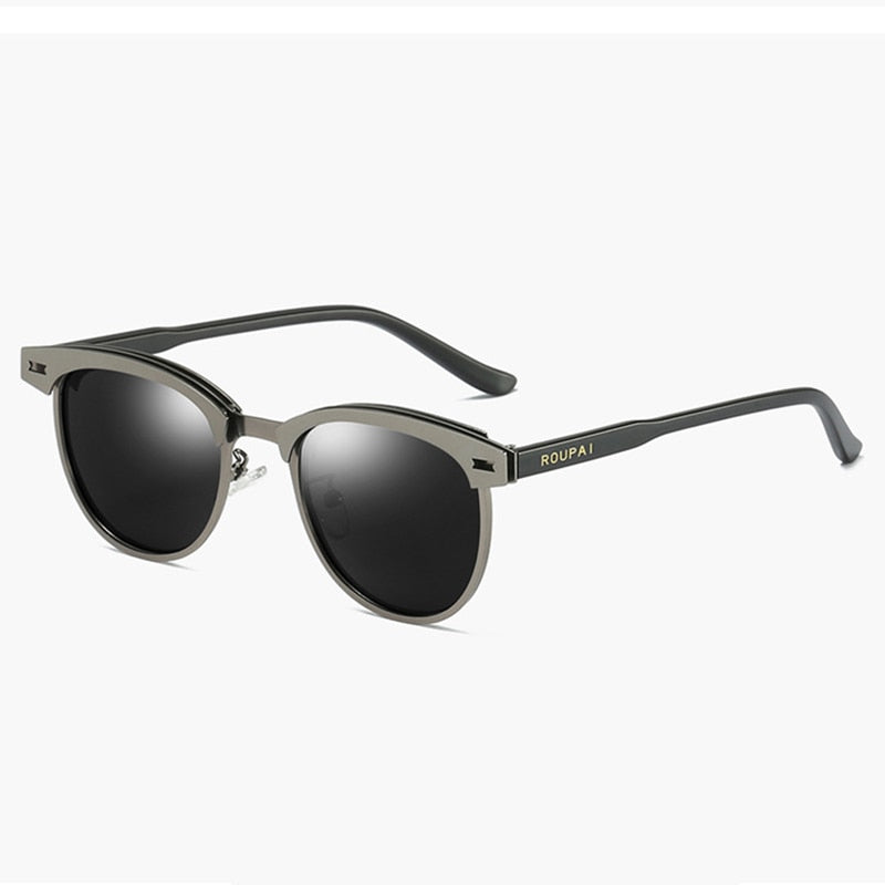 Retro Polarized Vintage Alloy Fashion UV400 Mirrored Sunglasses DromedarShop.com Online Boutique
