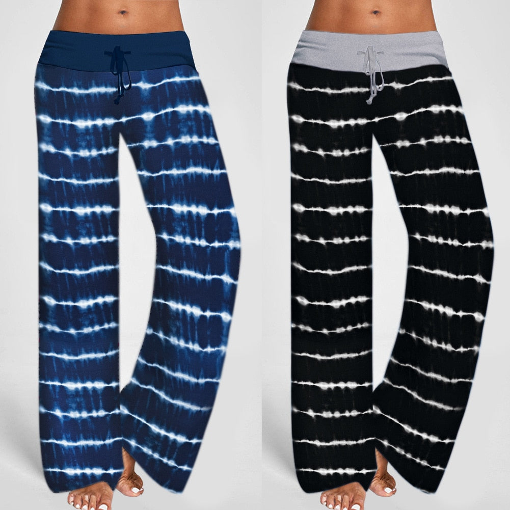 Striped Printed Long Pants - DromedarShop.com Online Boutique