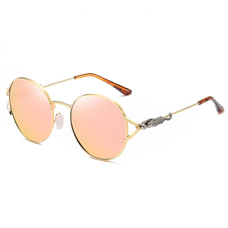 Polarized Round Vintage Mirrored Women Sunglasses DromedarShop.com Online Boutique