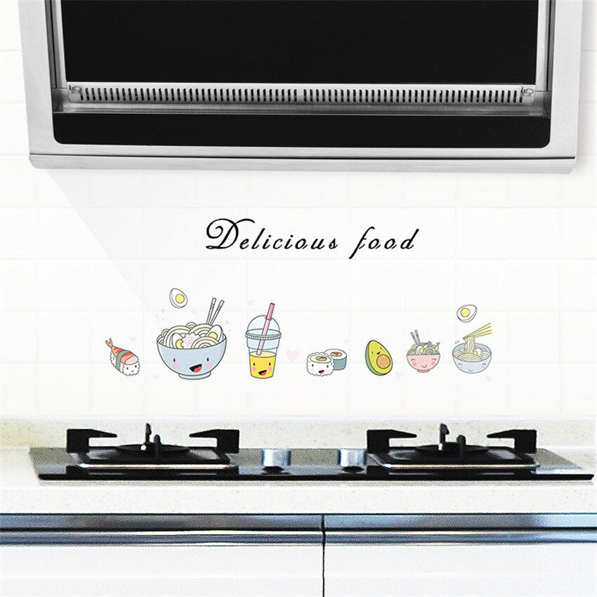 Self adhesive wall stickers high-temperature oil-proof foil for kitchen DromedarShop.com Online Boutique
