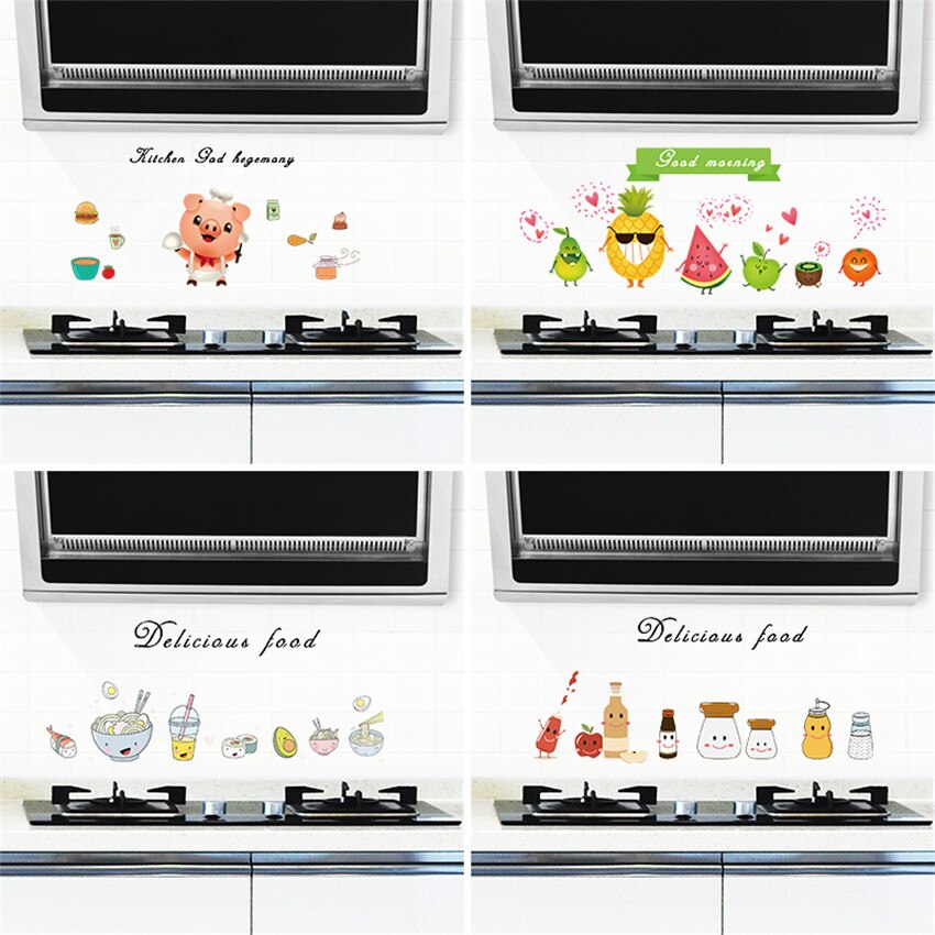 Self adhesive wall stickers high-temperature oil-proof foil for kitchen DromedarShop.com Online Boutique