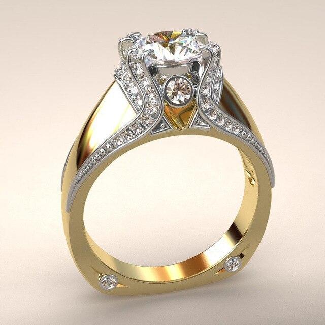 Luxury Big Crystal Stone Wedding Ring DromedarShop.com Online Boutique