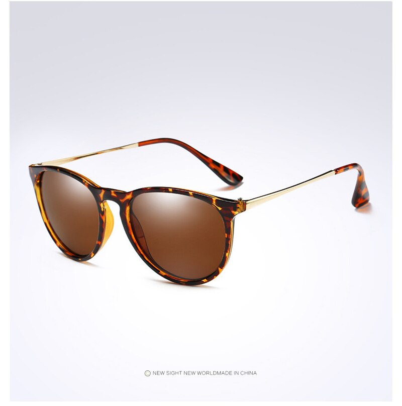 Polarized Round Vintage Mirrored Reflective Shades Sunglasses DromedarShop.com Online Boutique