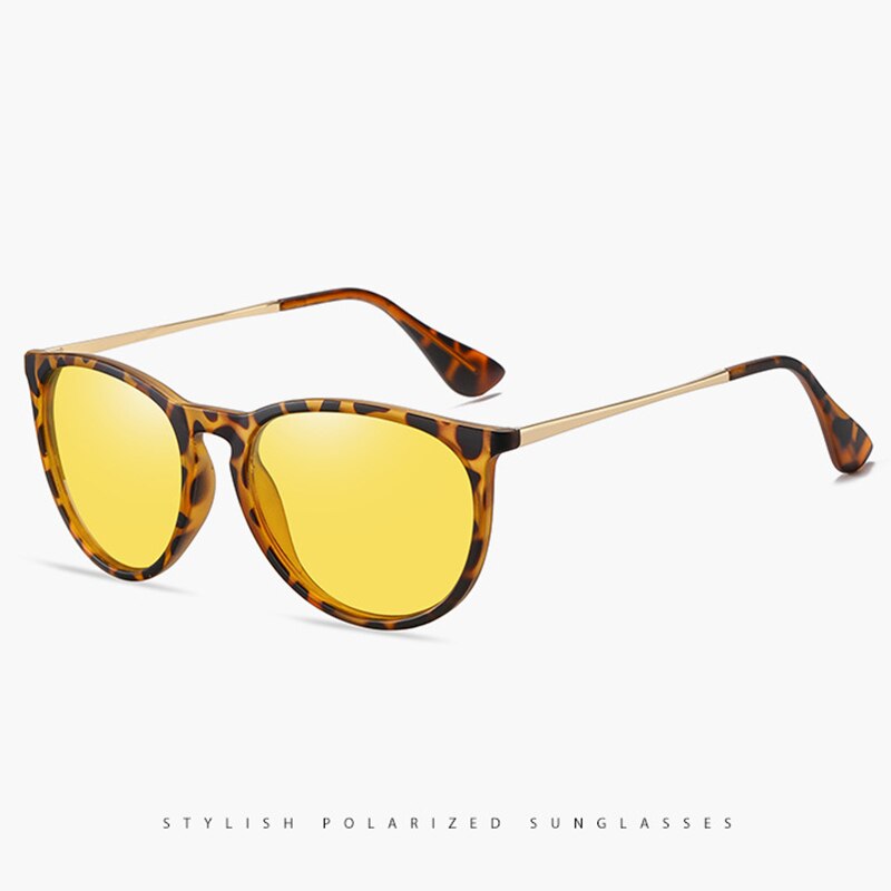 Polarized Round Vintage Mirrored Reflective Shades Sunglasses DromedarShop.com Online Boutique