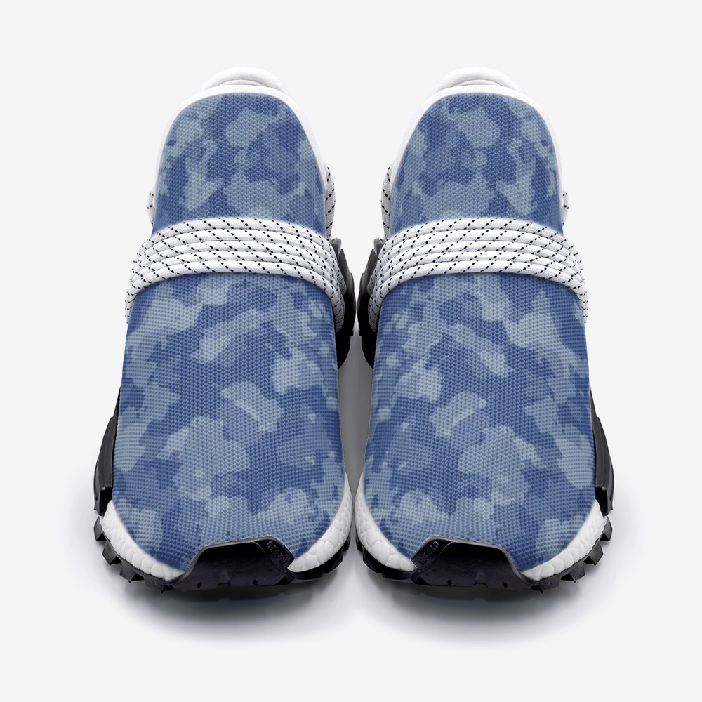 Blue Camouflage Unisex Lightweight Sneaker S-1 Boost DromedarShop.com Online Boutique