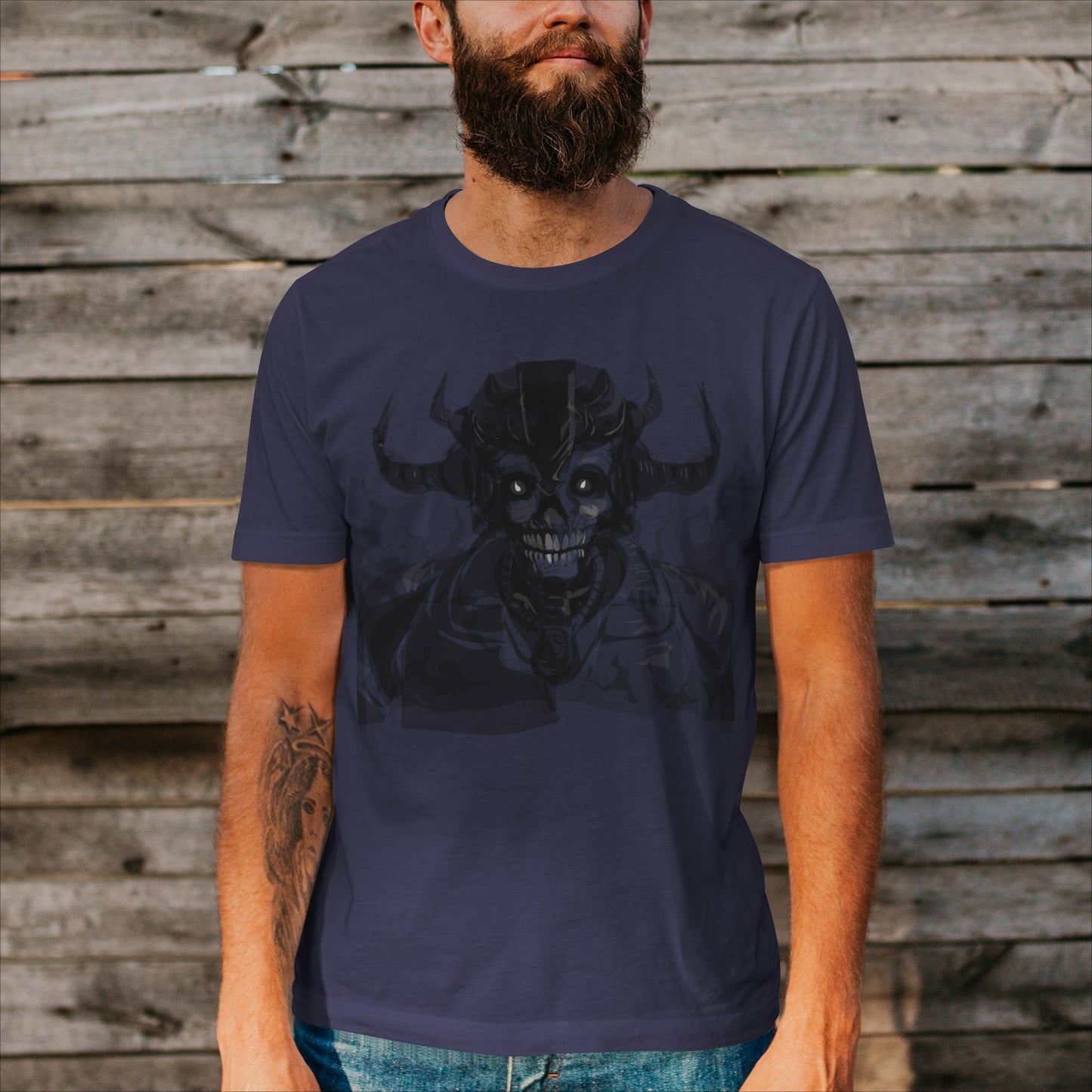 Black Skull T-Shirt DromedarShop.com Online Boutique