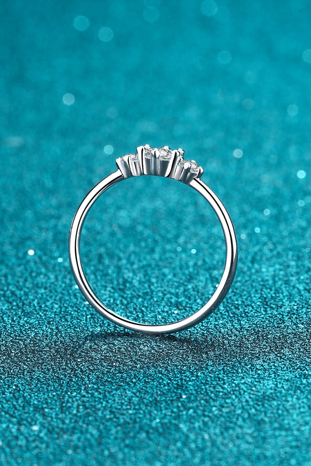 Dream Date Night Moissanite 925 Sterling Silver Ring - DromedarShop.com Online Boutique
