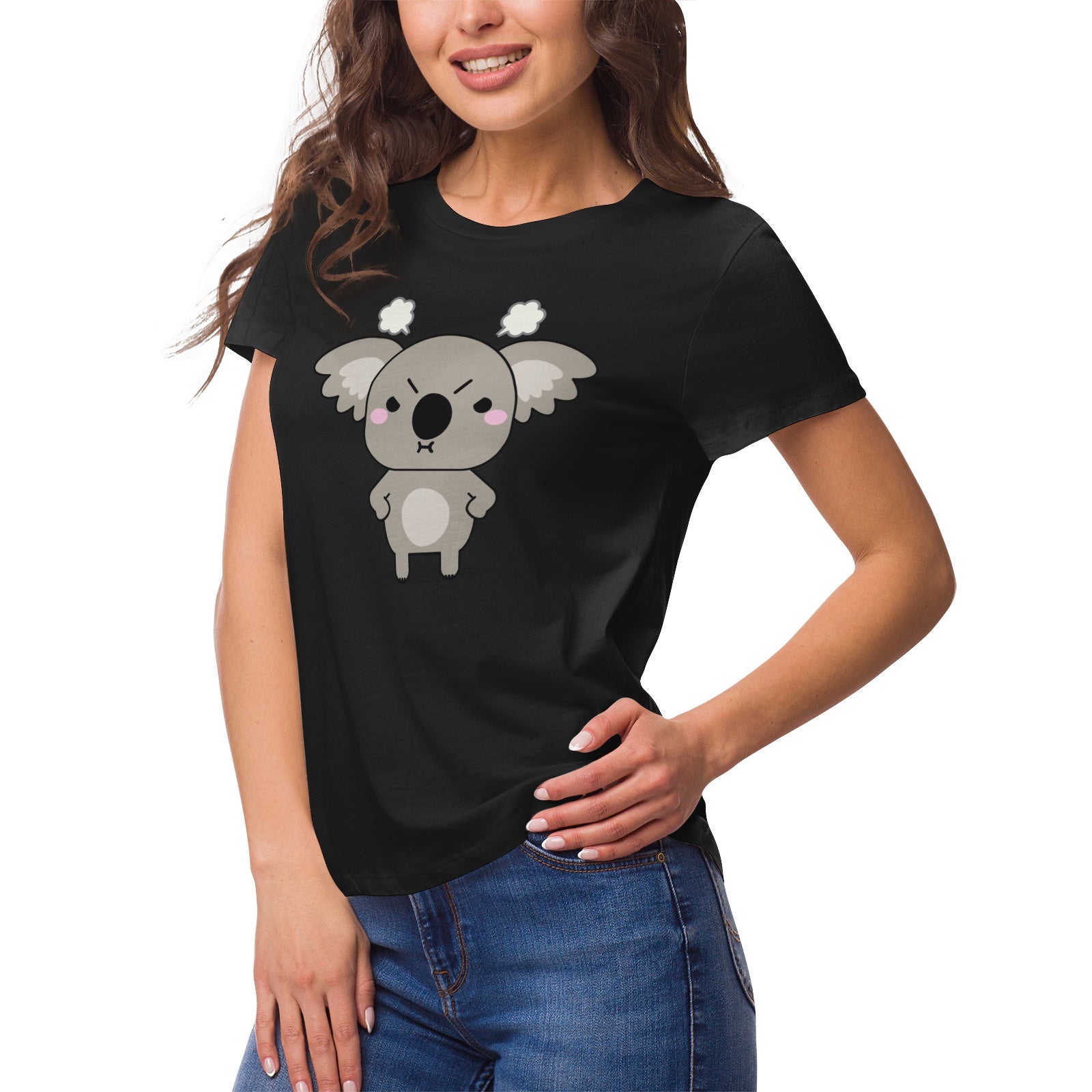 Koala Serie 35 Women's Ultrasoft Pima Cotton T‑shirt - DromedarShop.com Online Boutique