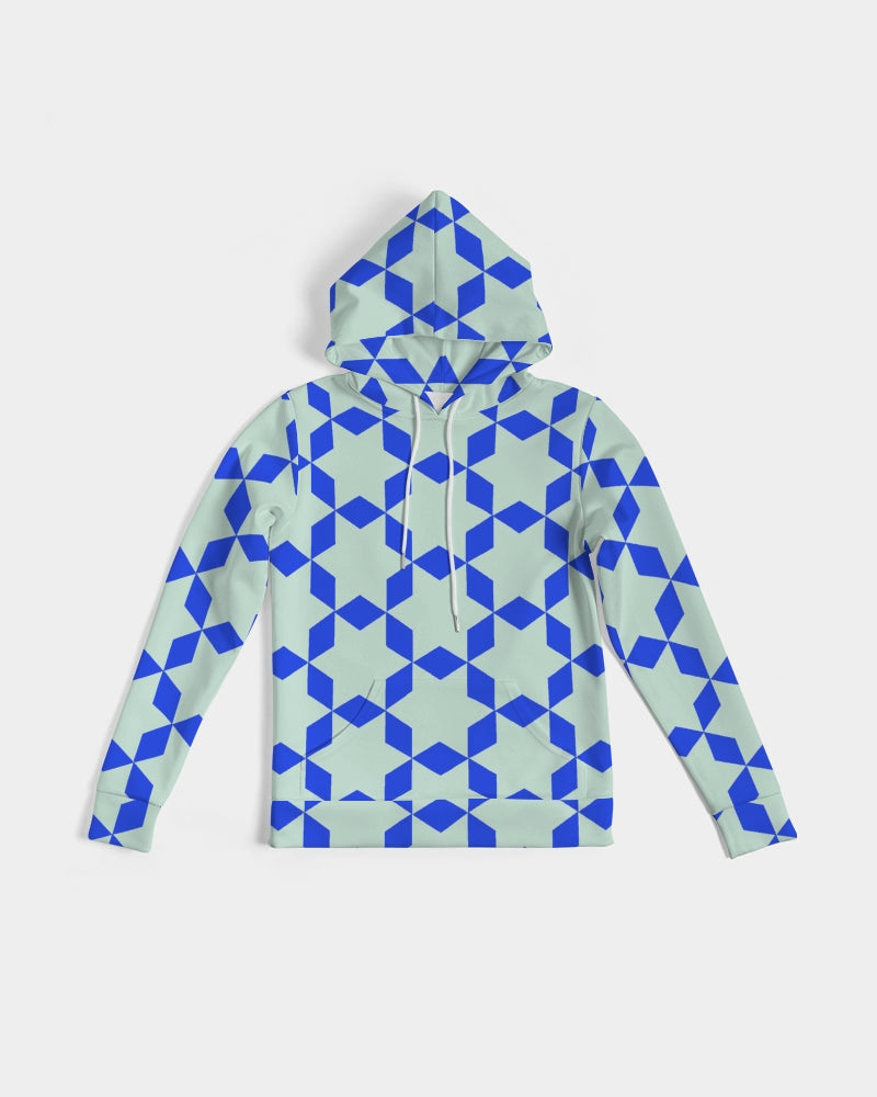 The Miracle of the East  Blue Arabic-pattern Women's Hoodie DromedarShop.com Online Boutique