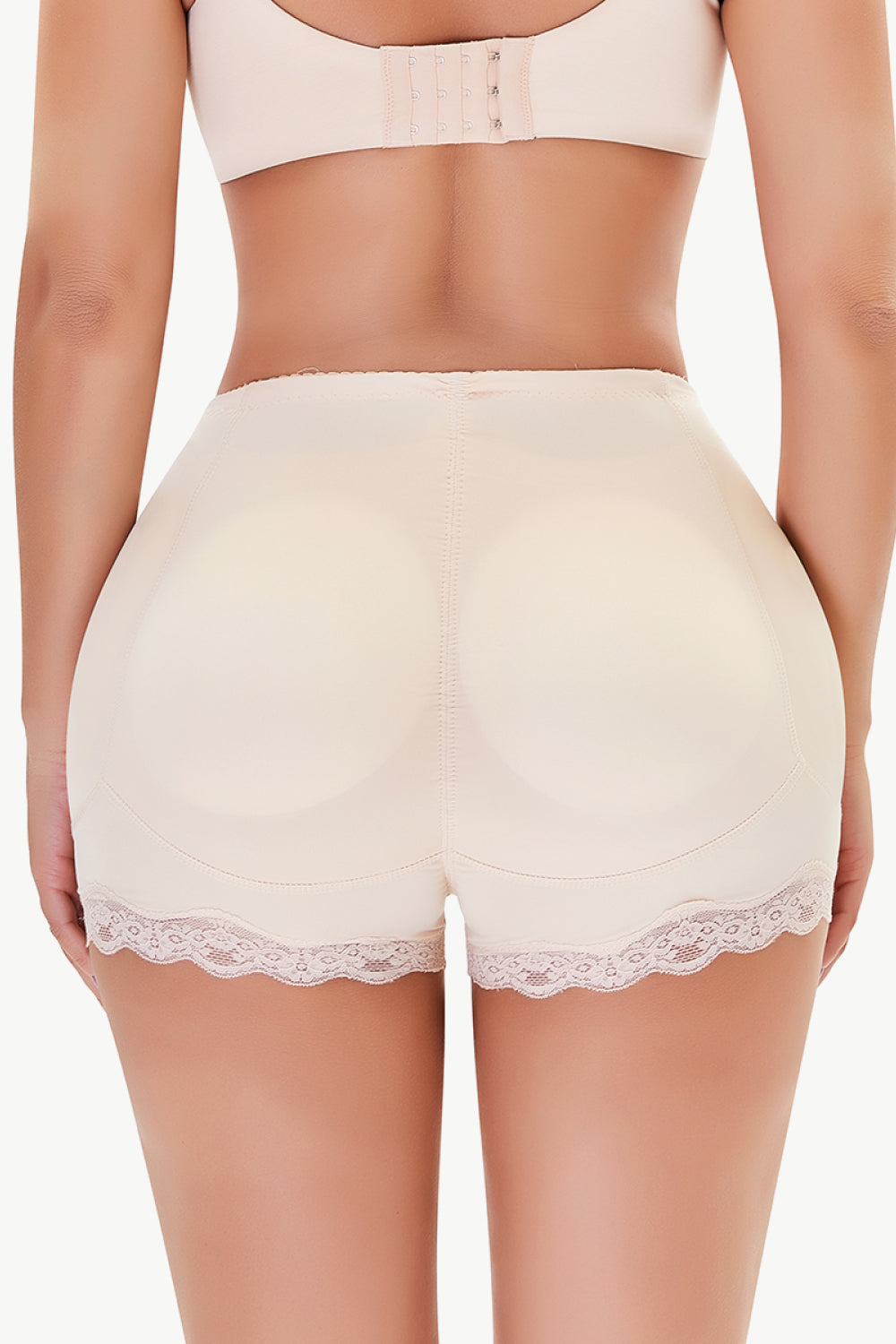 Full Size Lace Trim Shaping Shorts - DromedarShop.com Online Boutique