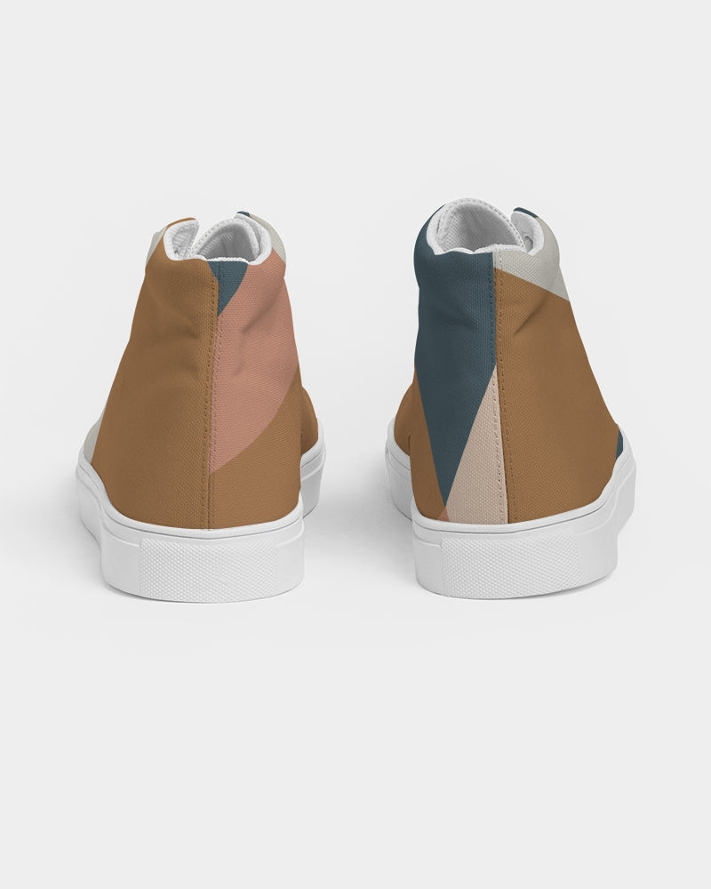 Geometry Men's Hightop Canvas Shoe DromedarShop.com Online Boutique