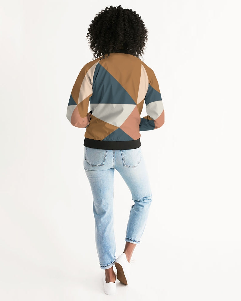 Geometry Women's Bomber Jacket DromedarShop.com Online Boutique
