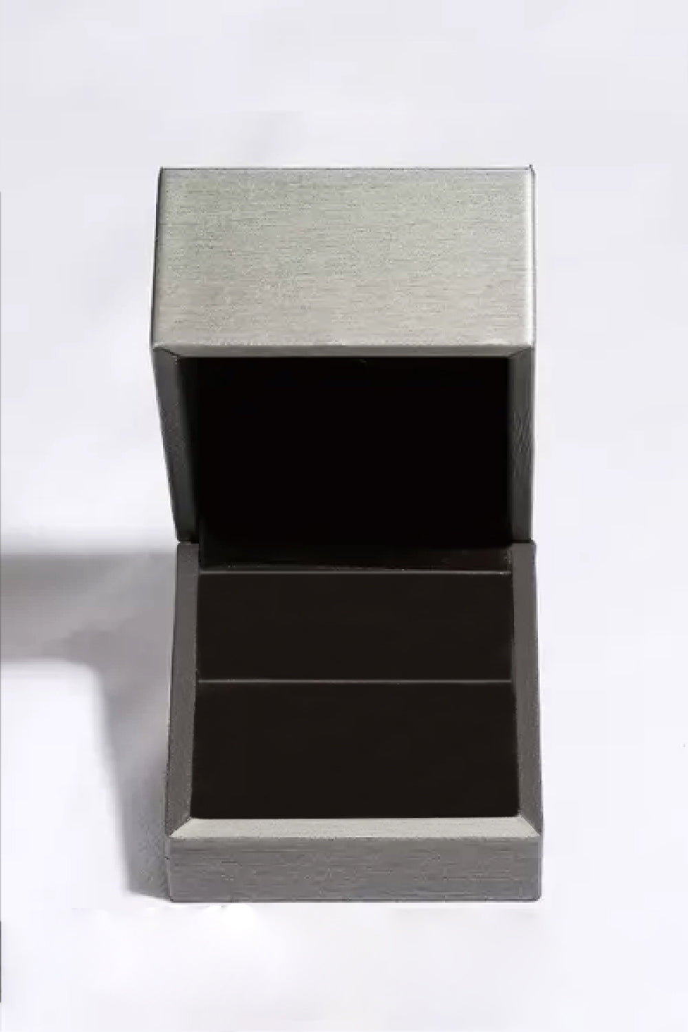 Moissanite Rhodium-Plated Ring - DromedarShop.com Online Boutique