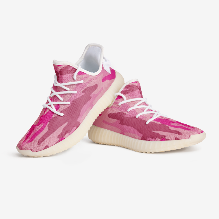 Pink Camouflage  Unisex Lightweight Sneaker YZ Boost DromedarShop.com Online Boutique