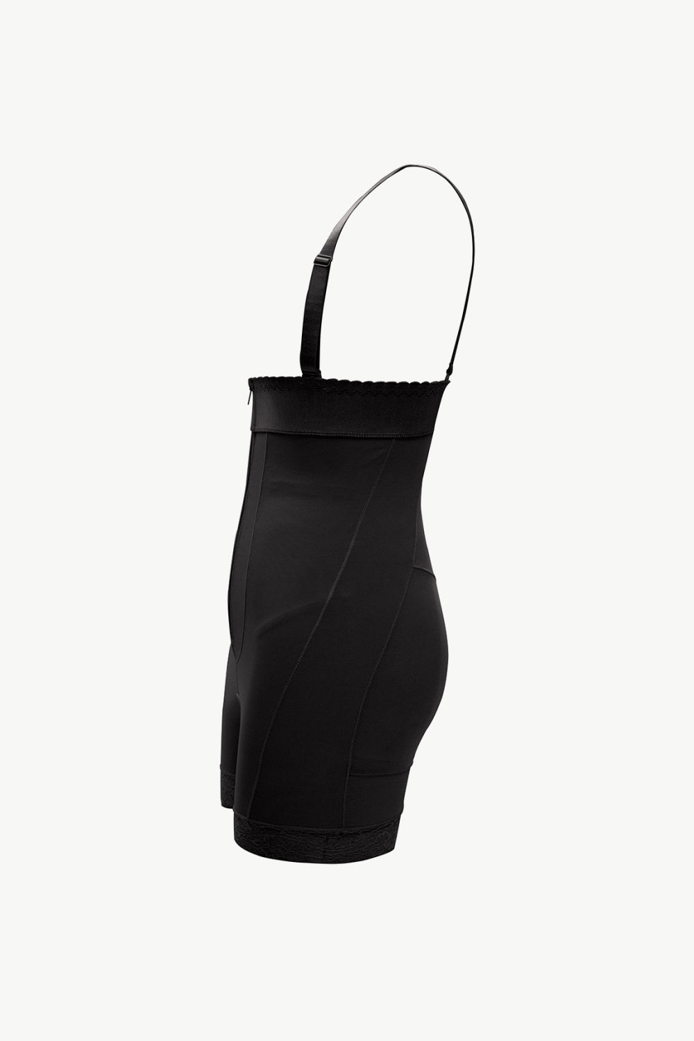 Full Size Zip Up Under-Bust Shaping Bodysuit - DromedarShop.com Online Boutique