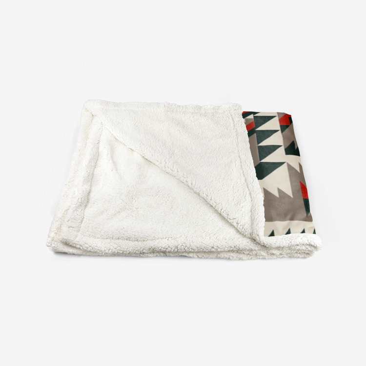 Native North American Navajo Double-Sided Super Soft Plush Blanket DromedarShop.com Online Boutique
