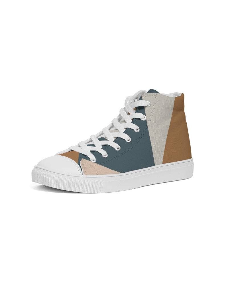 Geometry Men's Hightop Canvas Shoe DromedarShop.com Online Boutique