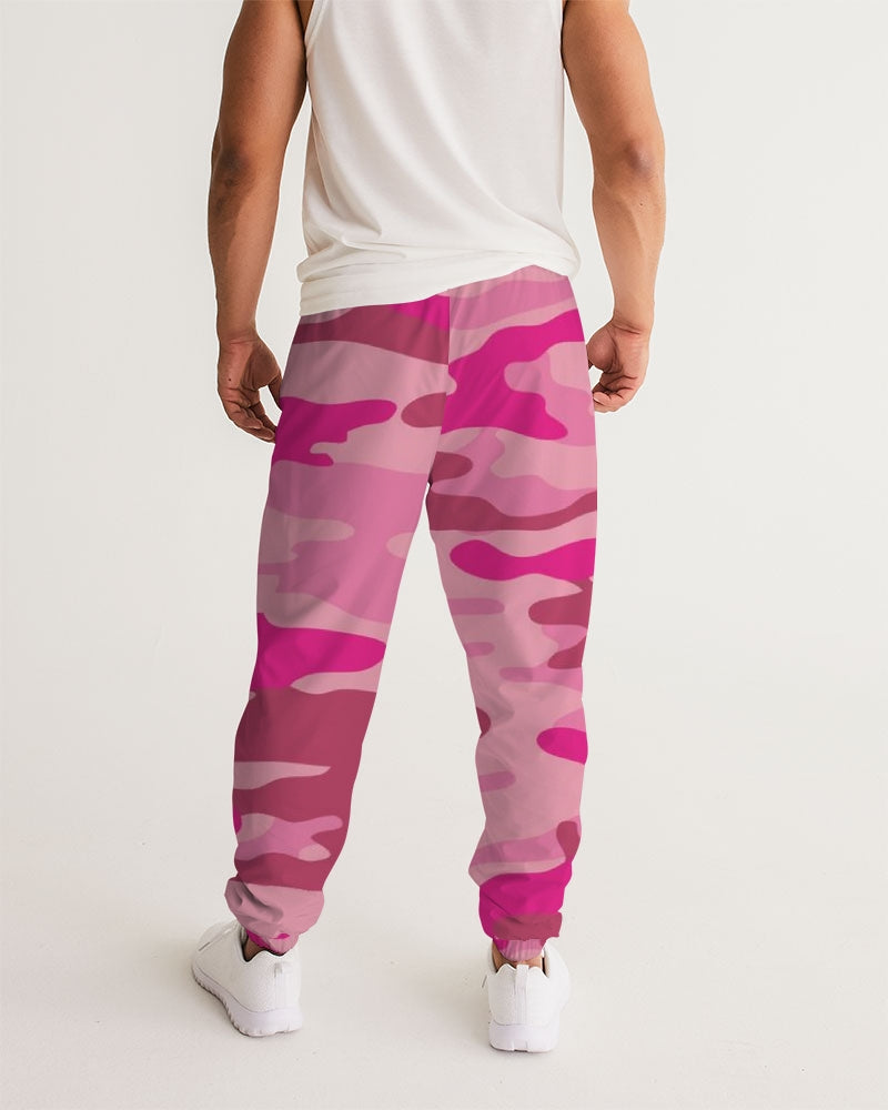 Pink  3 Color Camouflage Men's Track Pants DromedarShop.com Online Boutique