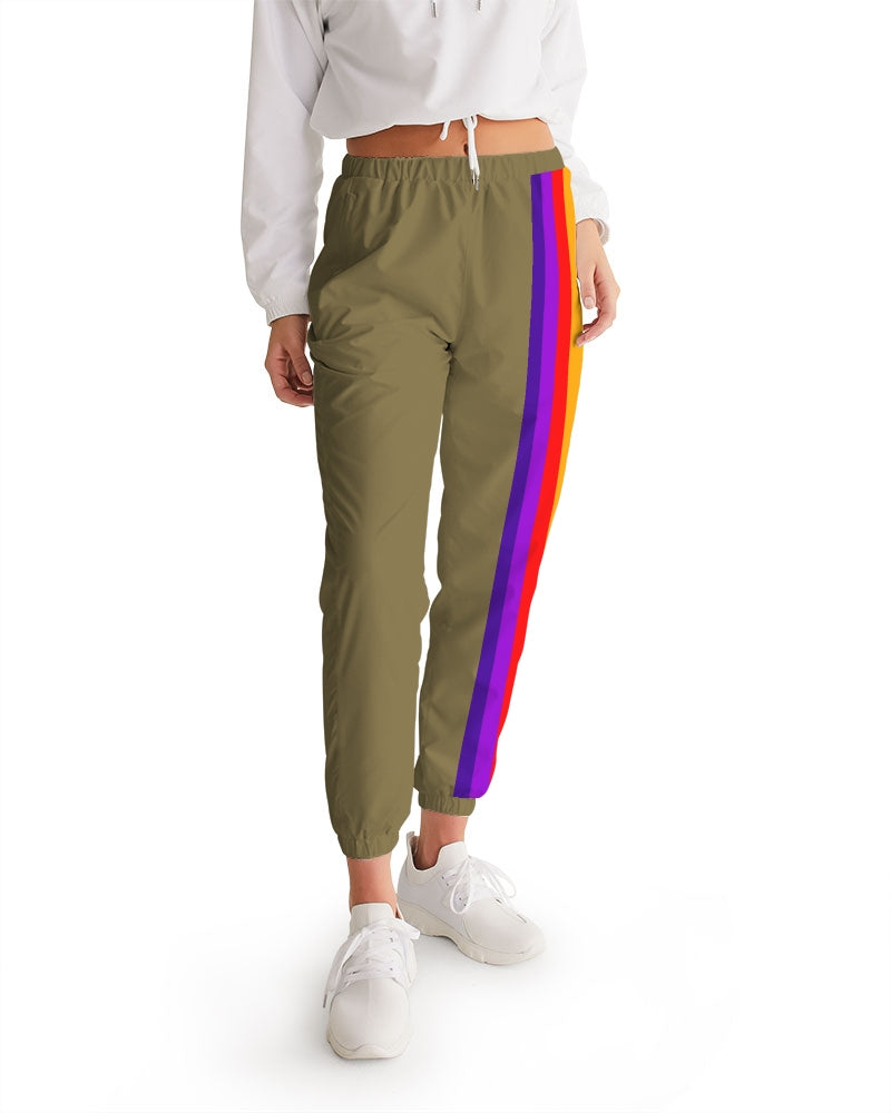 Love Olive Green Women's Track Pants DromedarShop.com Online Boutique