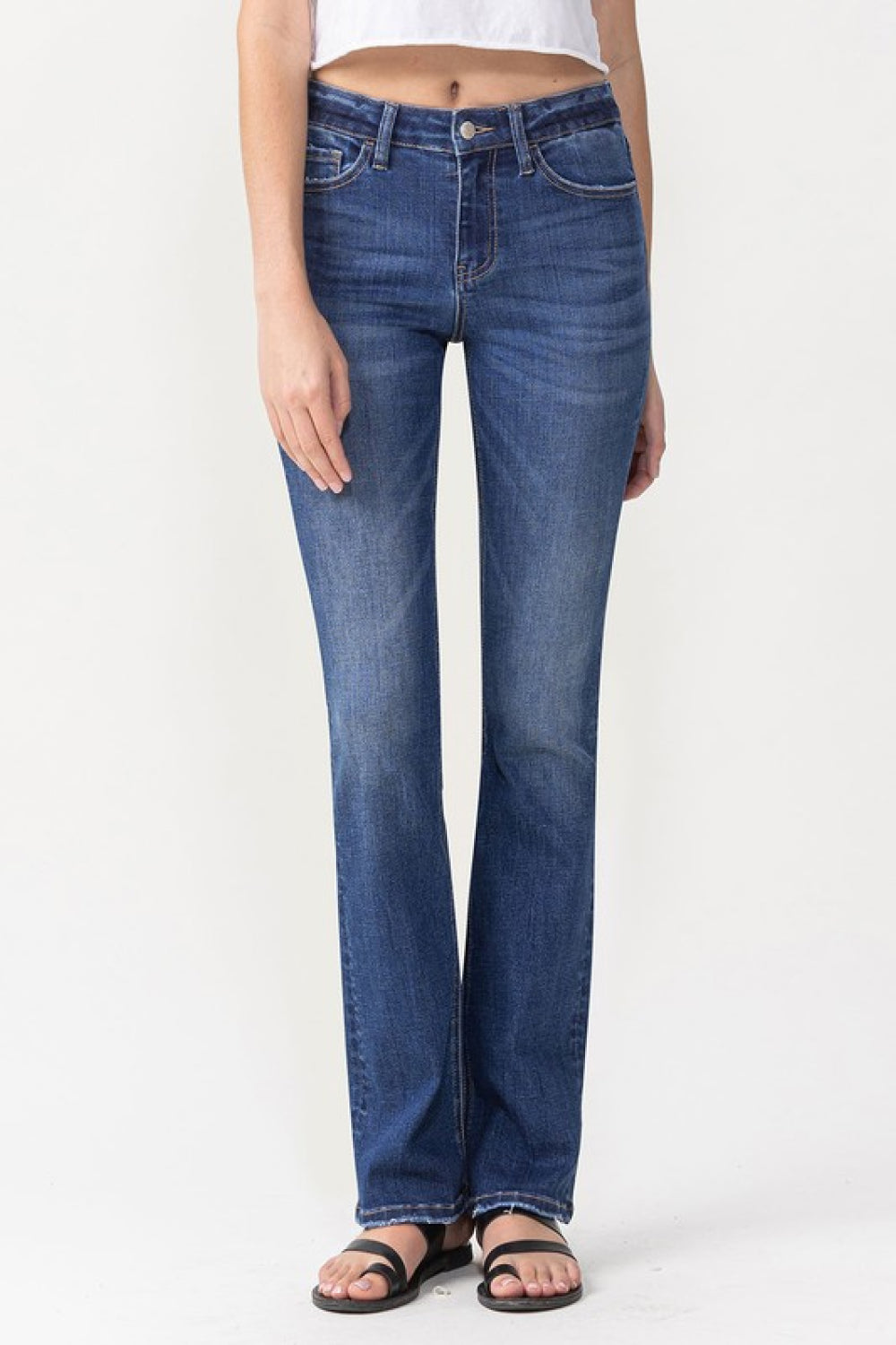 Lovervet Full Size Rebecca Midrise Bootcut Jeans - DromedarShop.com Online Boutique