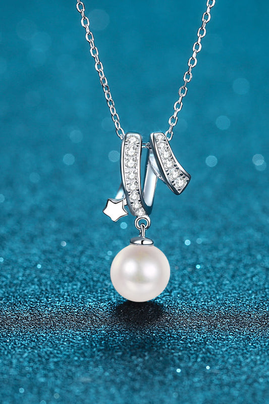 Give You A Chance Pearl Pendant Chain Necklace - DromedarShop.com Online Boutique
