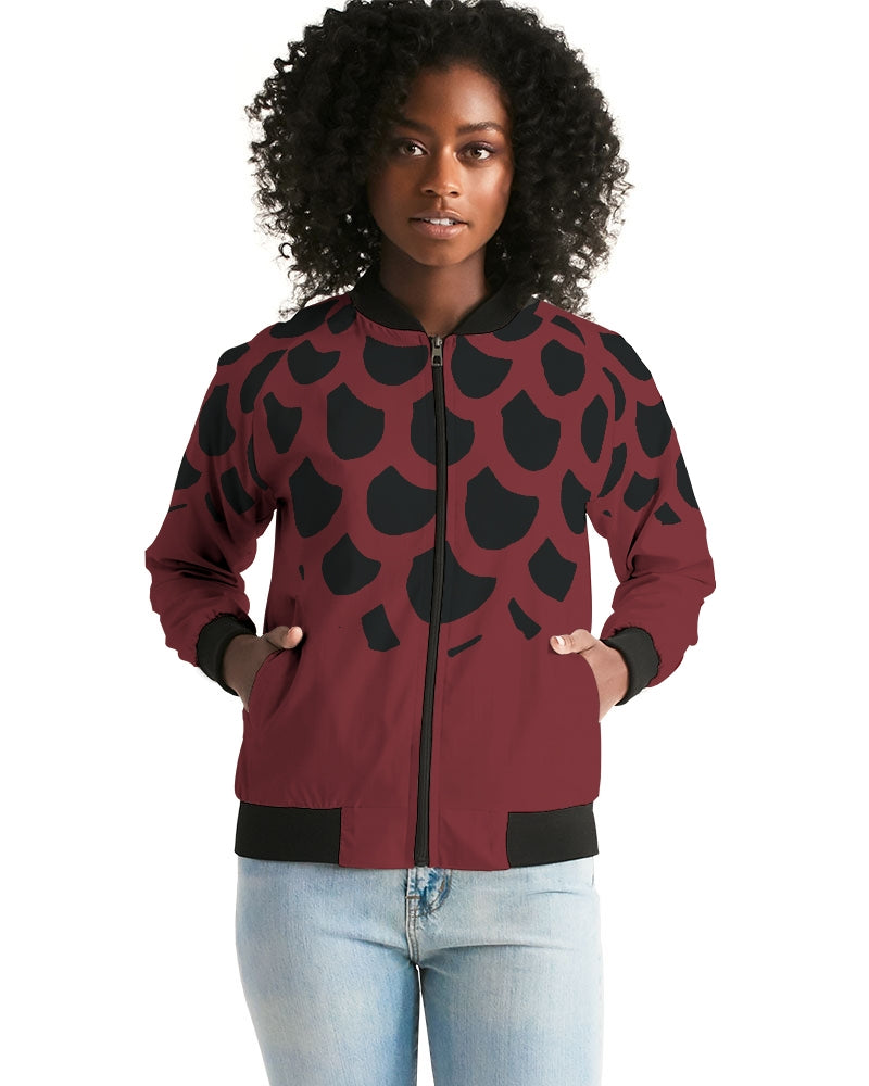 Love Red Women's Bomber Jacket DromedarShop.com Online Boutique