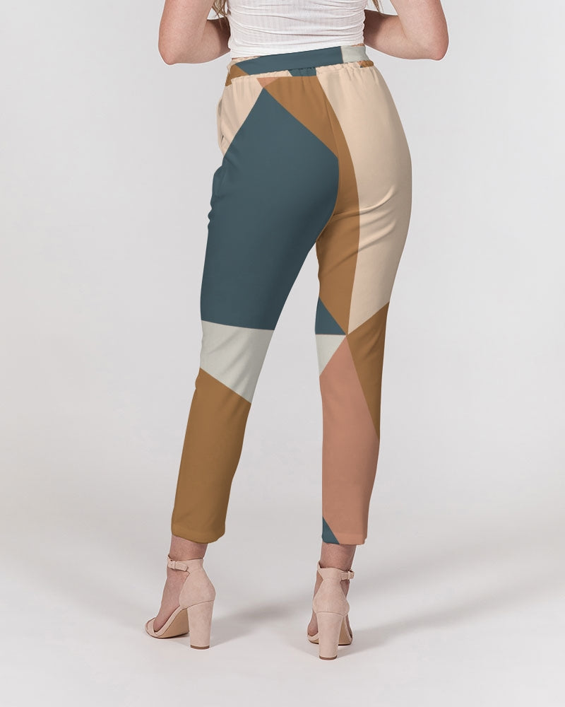 Geometry Women's Belted Tapered Pants DromedarShop.com Online Boutique