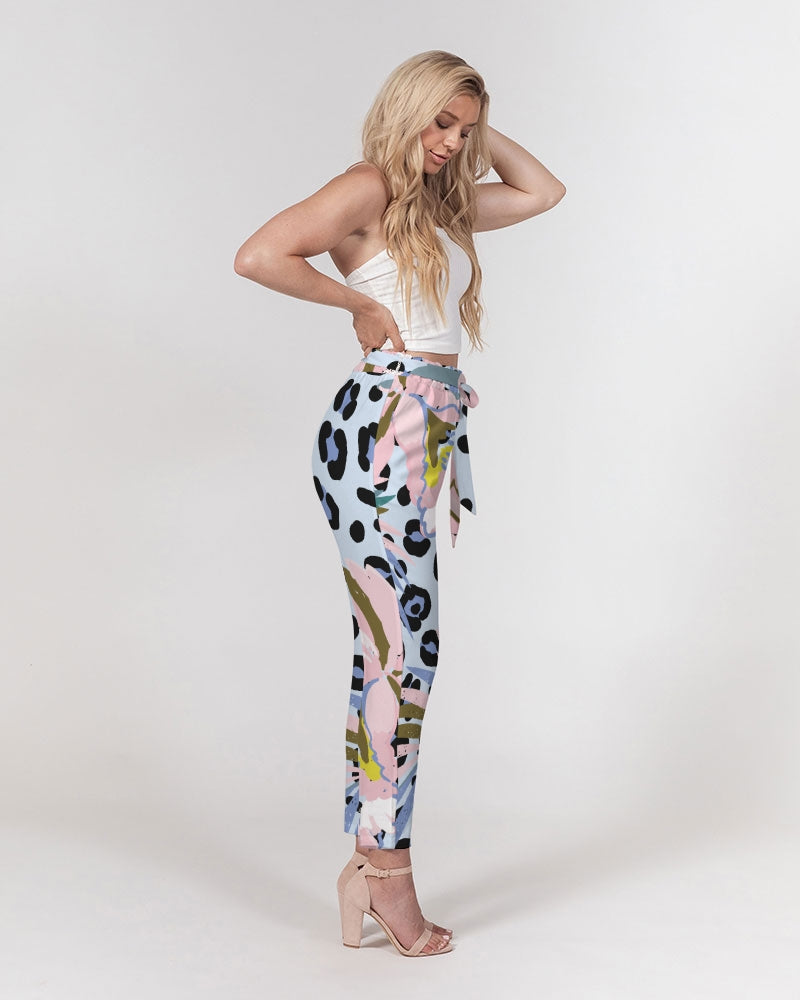 The Woods Women's Belted Tapered Pants DromedarShop.com Online Boutique