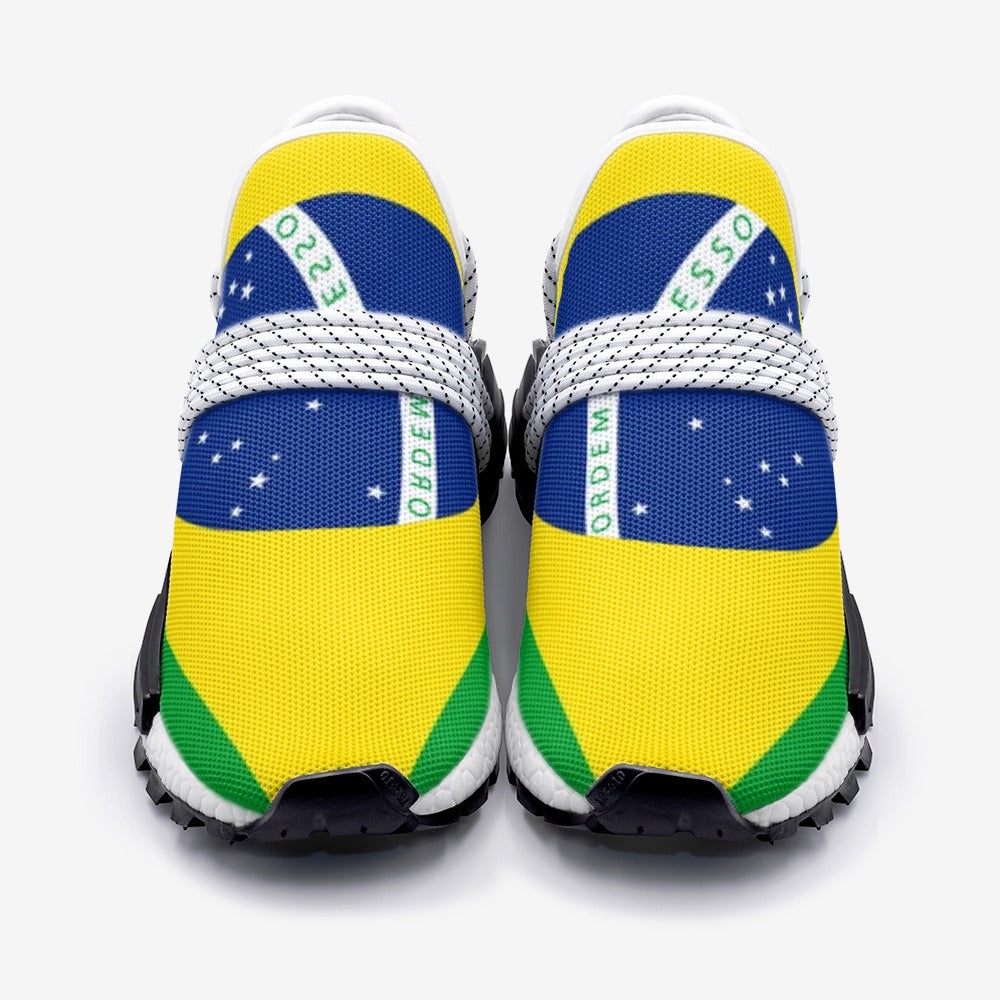 Brasil Flag Unisex Lightweight Sneaker S-1 Boost DromedarShop.com Online Boutique