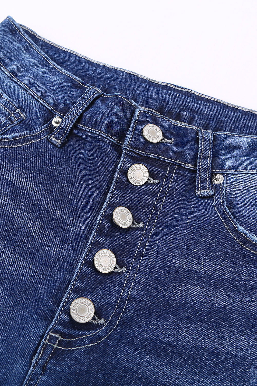 What You Want Button Fly Pocket Jeans - DromedarShop.com Online Boutique