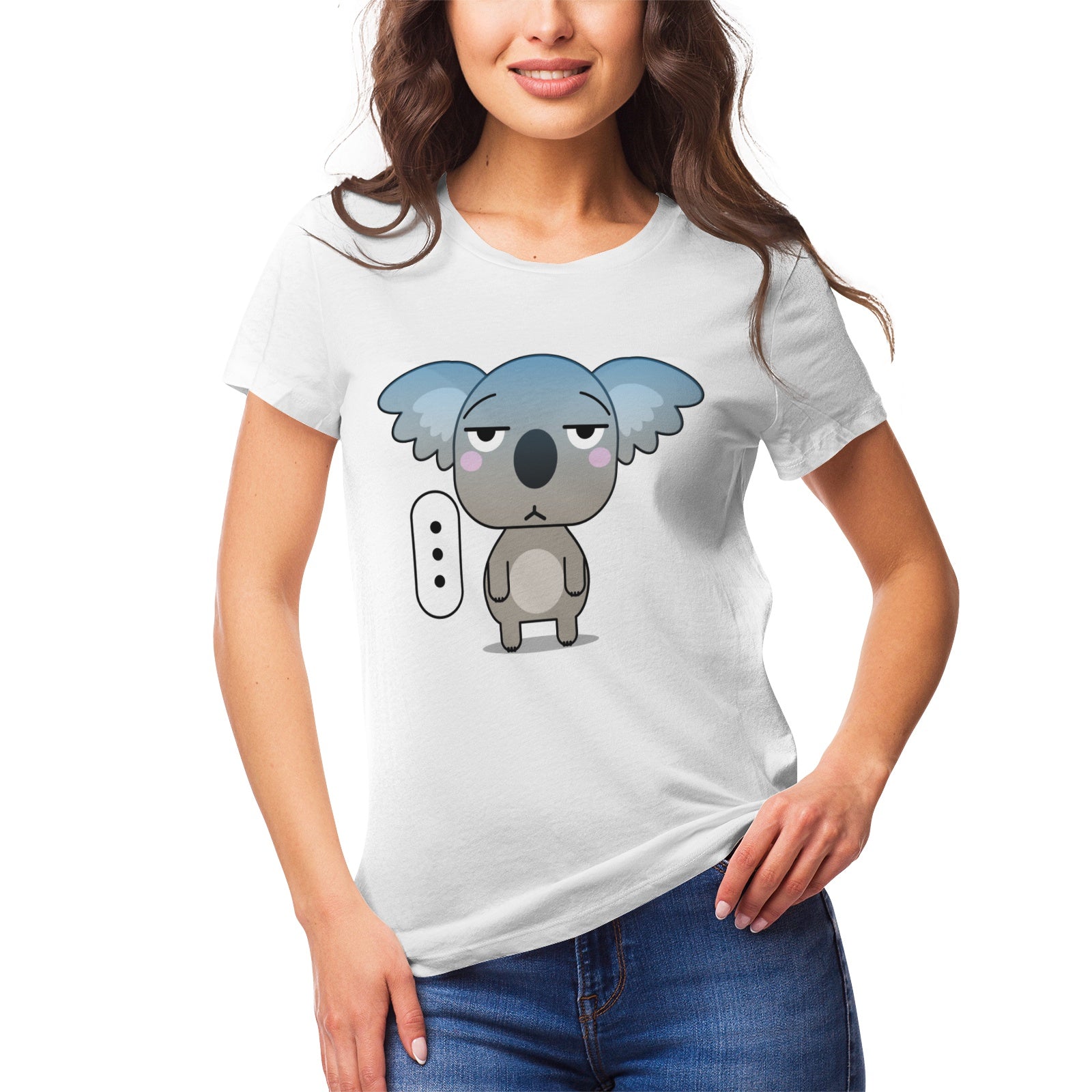 Koala Serie 30 Women's Ultrasoft Pima Cotton T‑shirt - DromedarShop.com Online Boutique