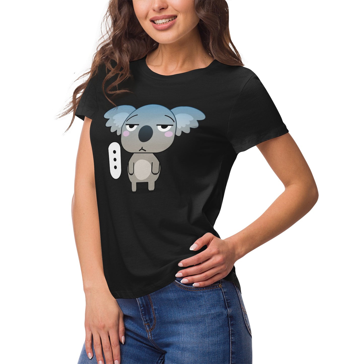Koala Serie 30 Women's Ultrasoft Pima Cotton T‑shirt - DromedarShop.com Online Boutique