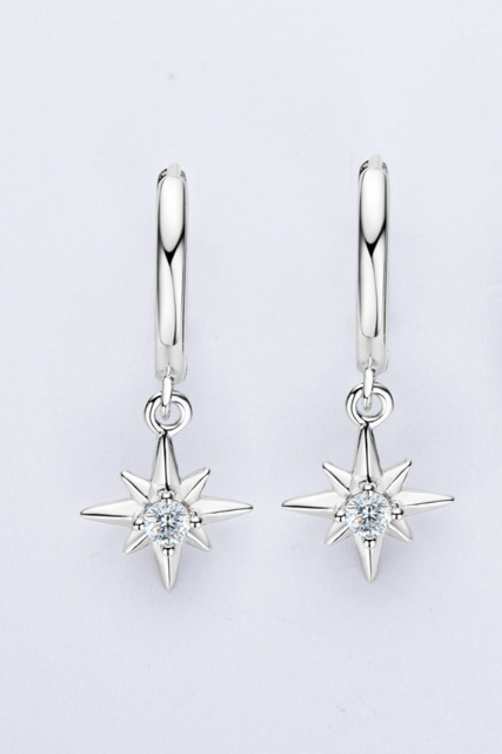Moissanite Star Drop Earrings - DromedarShop.com Online Boutique