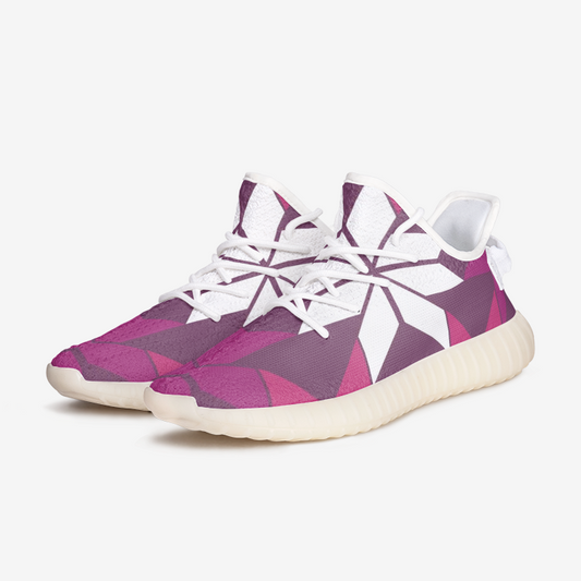Aztec Purple pattern Unisex Lightweight Sneaker YZ Boost DromedarShop.com Online Boutique