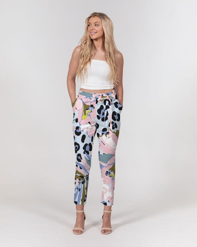 The Woods Women's Belted Tapered Pants DromedarShop.com Online Boutique
