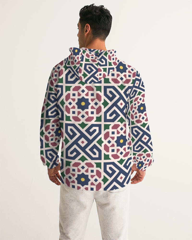 The Miracle of the East Moroccan pattern Men's Windbreaker DromedarShop.com Online Boutique