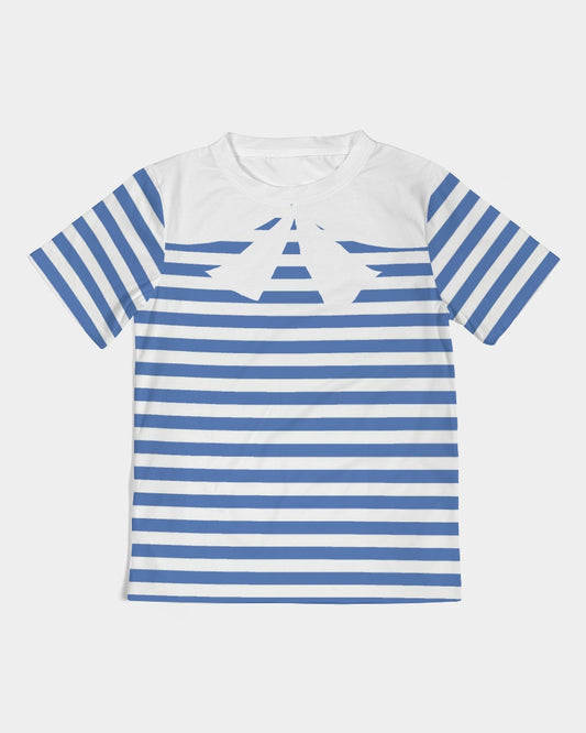 Navy Blue Stripes Kids Tee DromedarShop.com Online Boutique