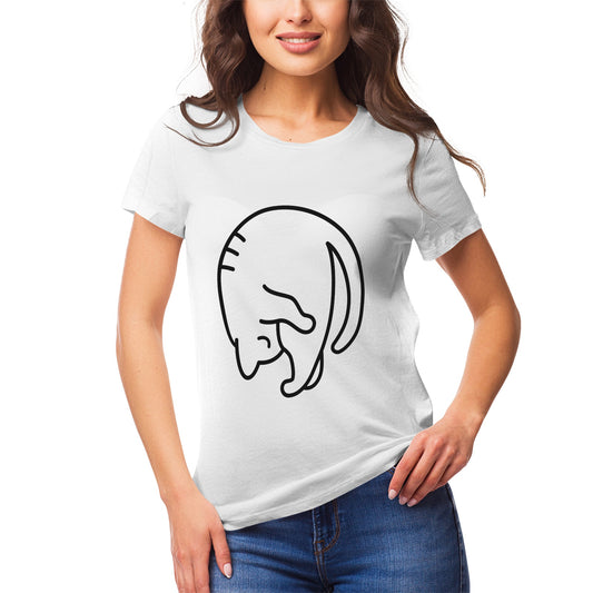Yoga Cat 6 Women's Ultrasoft Pima Cotton T‑shirt - DromedarShop.com Online Boutique