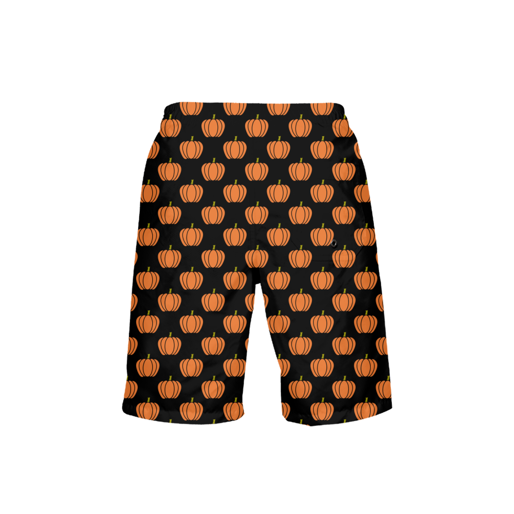 Halloween Pumpkin Boy's Swim Trunk DromedarShop.com Online Boutique
