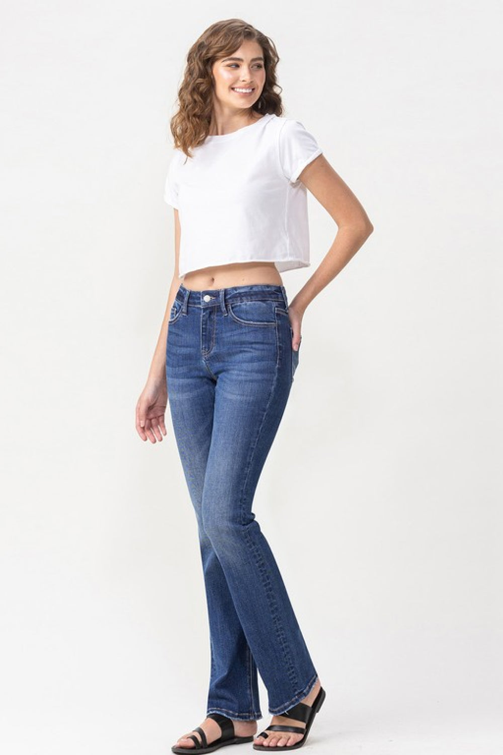 Lovervet Full Size Rebecca Midrise Bootcut Jeans - DromedarShop.com Online Boutique