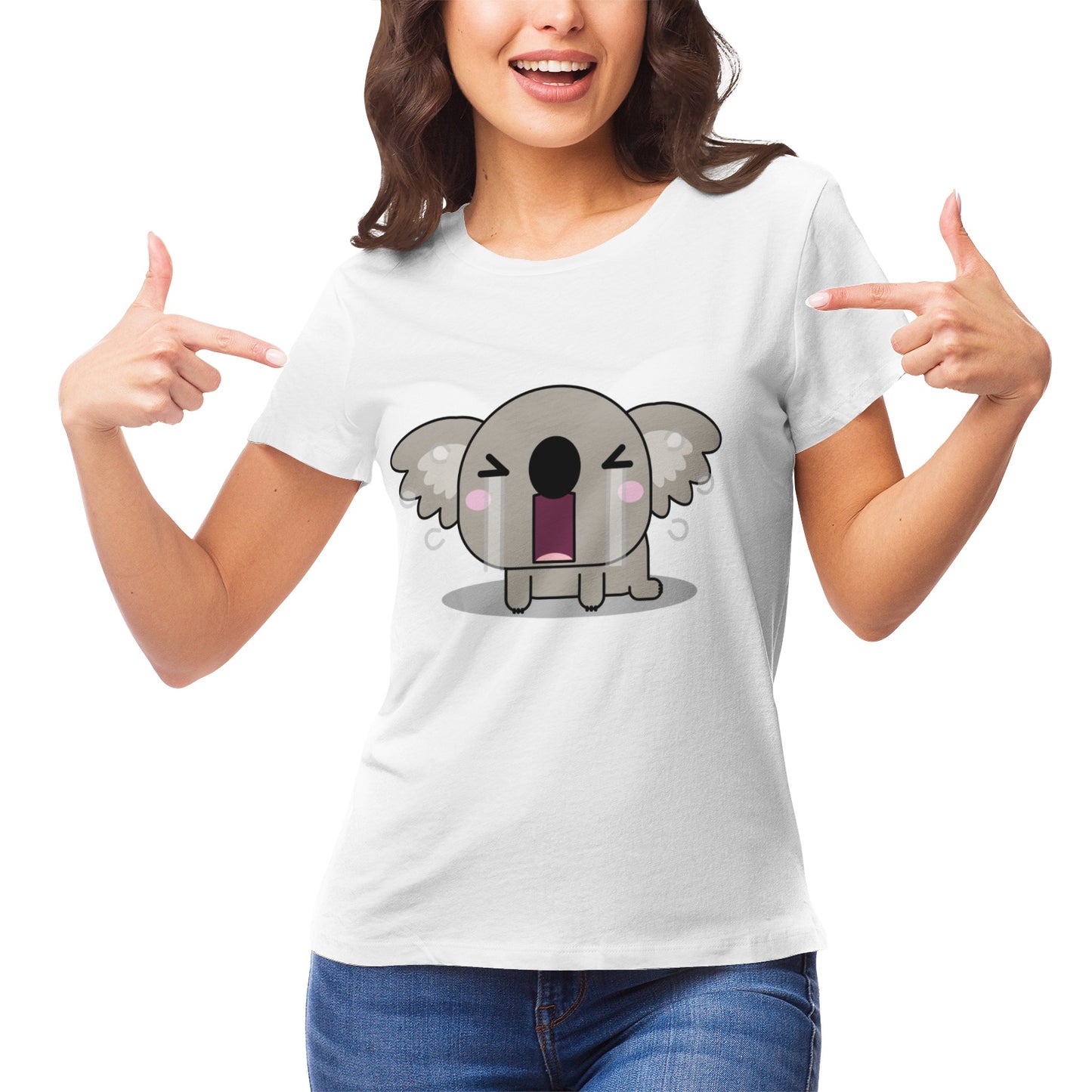 Koala Serie 36 Women's Ultrasoft Pima Cotton T‑shirt - DromedarShop.com Online Boutique