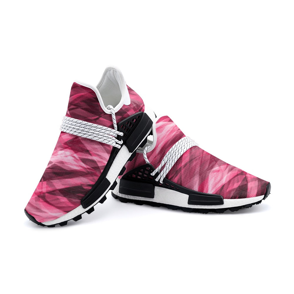 Psychedelic Dramatic Pink Unisex Lightweight Sneaker S-1 - DromedarShop.com Online Boutique
