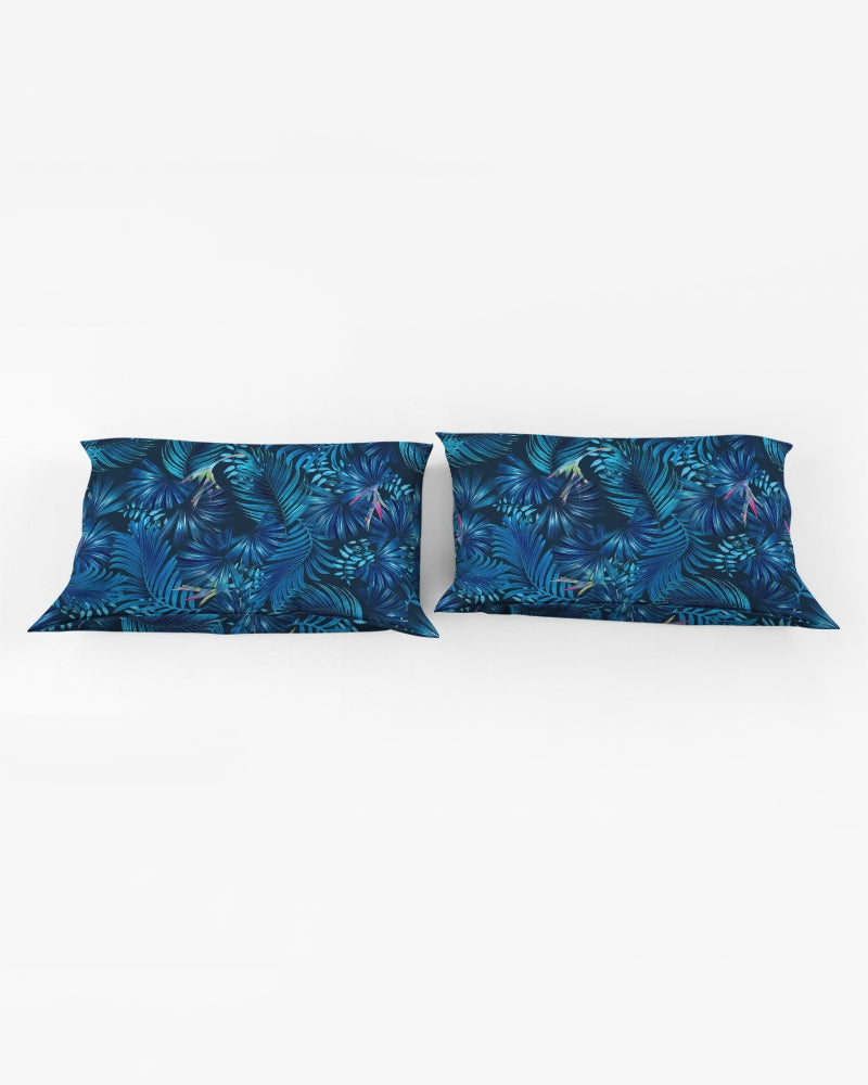 Floliage blue dream Queen Pillow Case DromedarShop.com Online Boutique