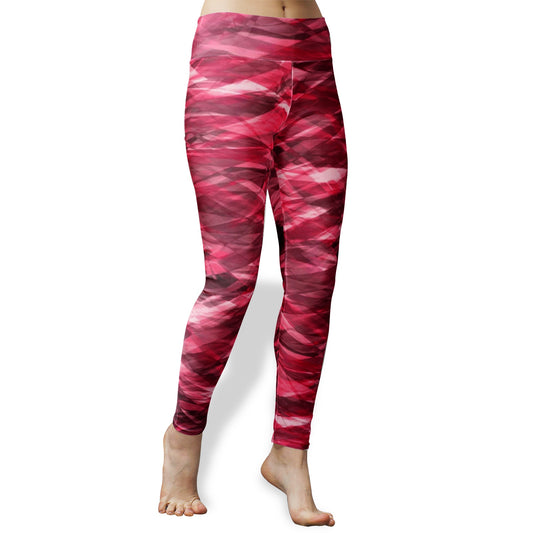 Psychedelic Dramatic Pink Women's High Waist Yoga Leggings - DromedarShop.com Online Boutique