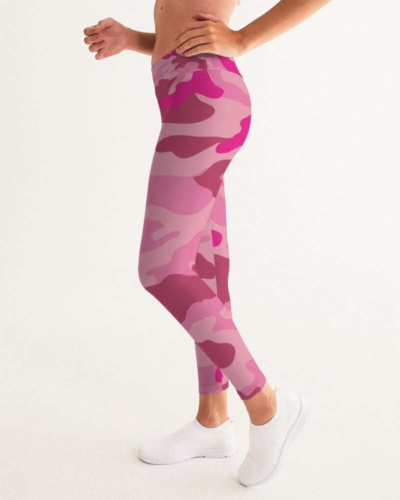 Pink  3 Color Camouflage Women's Yoga Pants DromedarShop.com Online Boutique