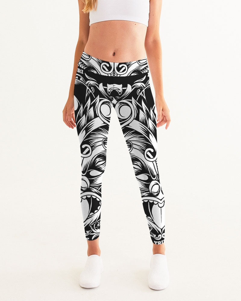 Maori Mask Collection Women's Yoga Pants DromedarShop.com Online Boutique