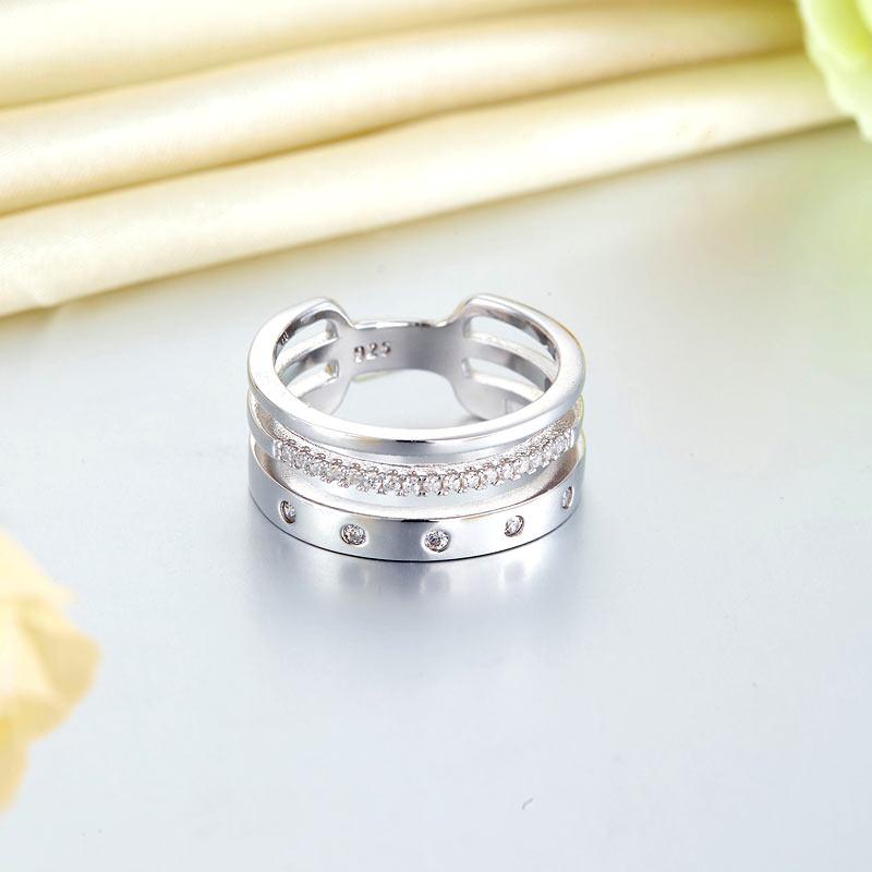 Wedding Band Anniversary Solid 925 Sterling Silver Ring Jewelry DromedarShop.com Online Boutique