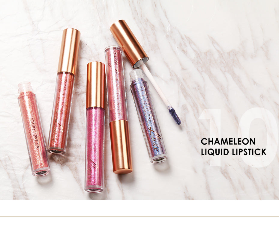 Liquid Waterproof Active Colors Shimmer Long Lasting Matte Professional Lipgloss DromedarShop.com Online Boutique